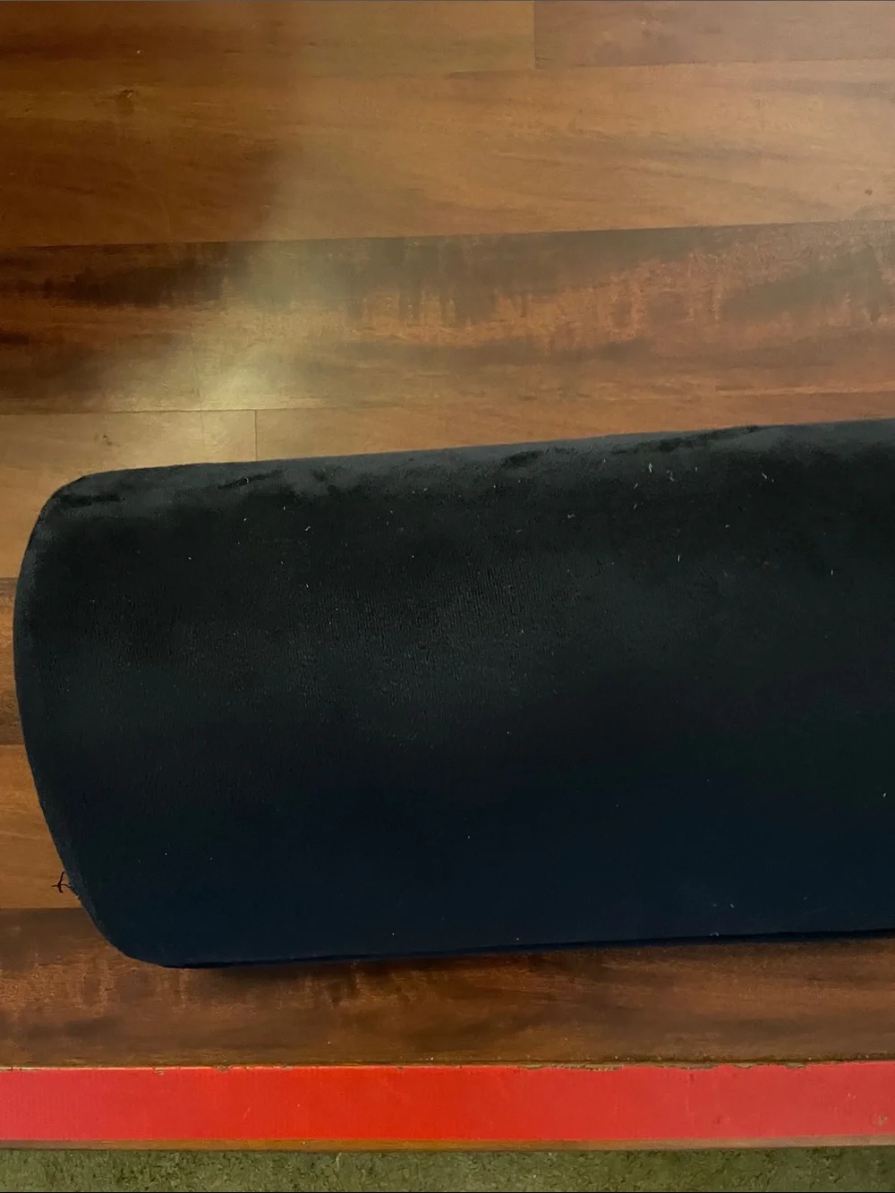 BRIA Blue Velvet Memory Foam HALF-MOON BOLSTER & FLAT EXTENSION PILLOW
